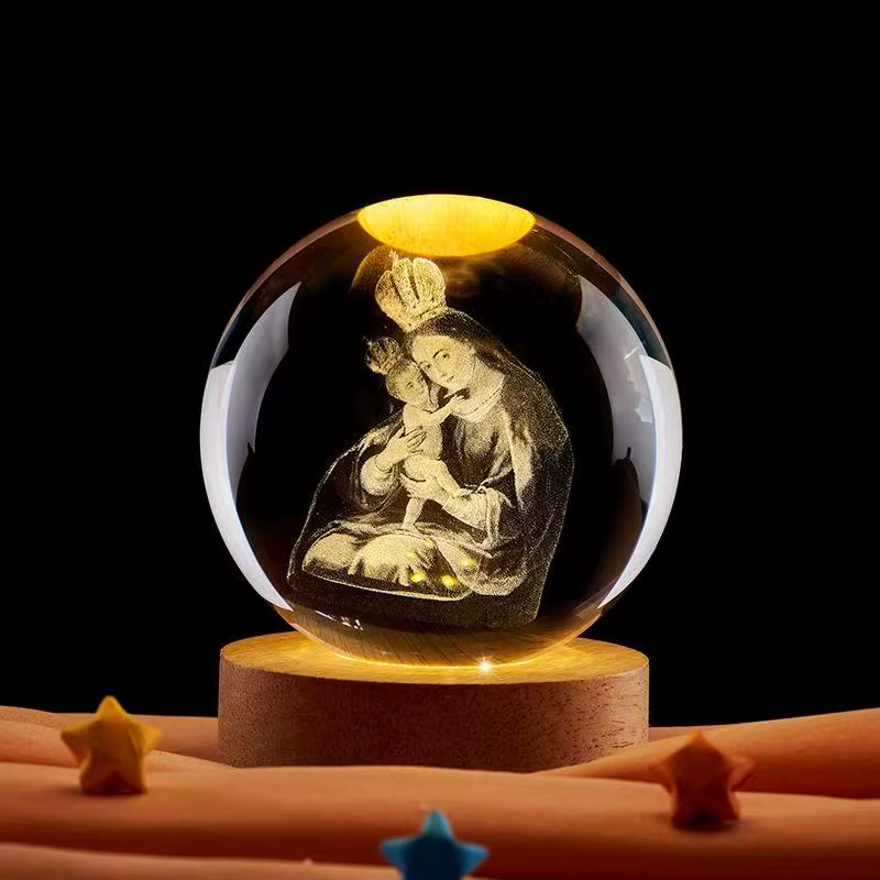 Divine Madonna and Child Sphere