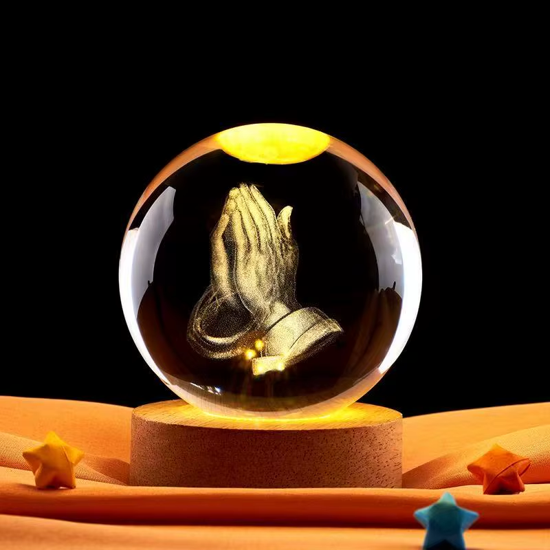 Divine Praying Hands Sphere